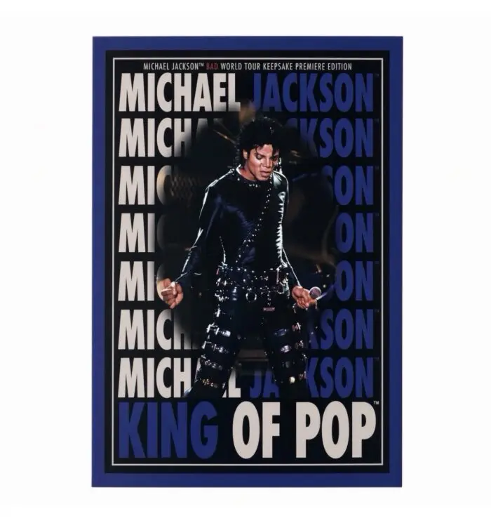 Michael Jackson BAD Keepsake Trading Card #190 Poster | Platinum 02/15 BETA