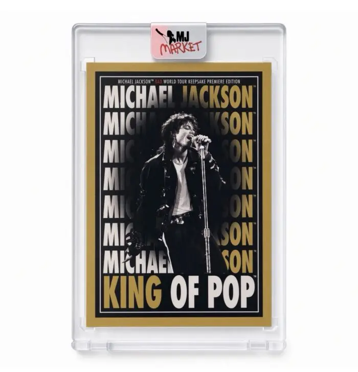 Michael Jackson BAD Keepsake Trading Card #177 Gold 17/17 OMEGA