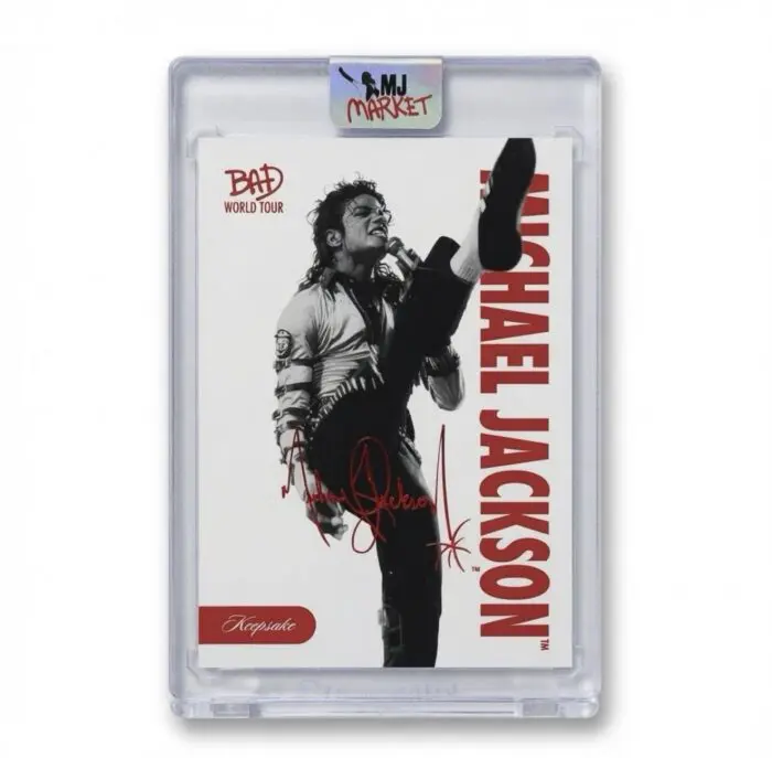 Michael Jackson BAD Keepsake Trading Card #27 Base | Signature 02/07 BETA