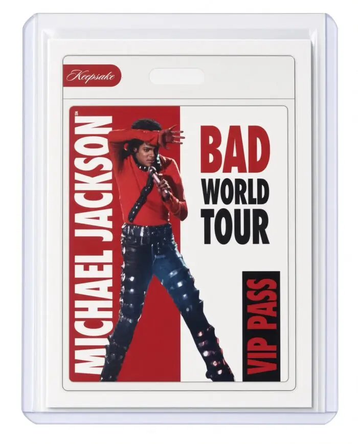 Michael Jackson BAD Tour Keepsake Trading Card #116 | VIP Pass | Base