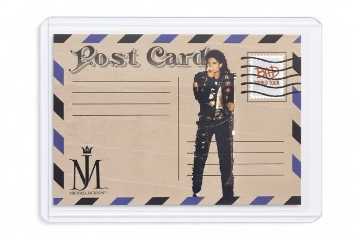 Michael Jackson BAD Tour Keepsake Trading Card #156 | Post Card | Base