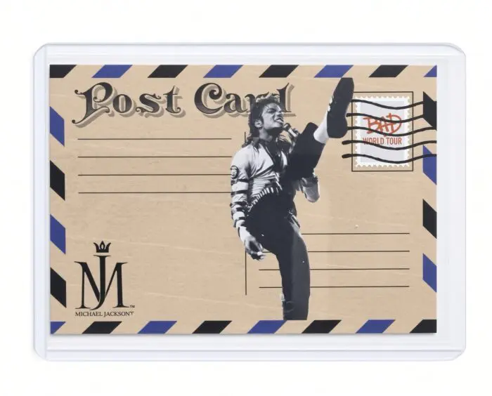 Michael Jackson BAD Tour Keepsake Trading Card #166 | Post Card | Base