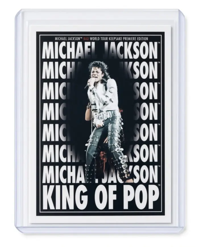 Michael Jackson BAD Tour Keepsake Trading Card #180 | Poster | Base