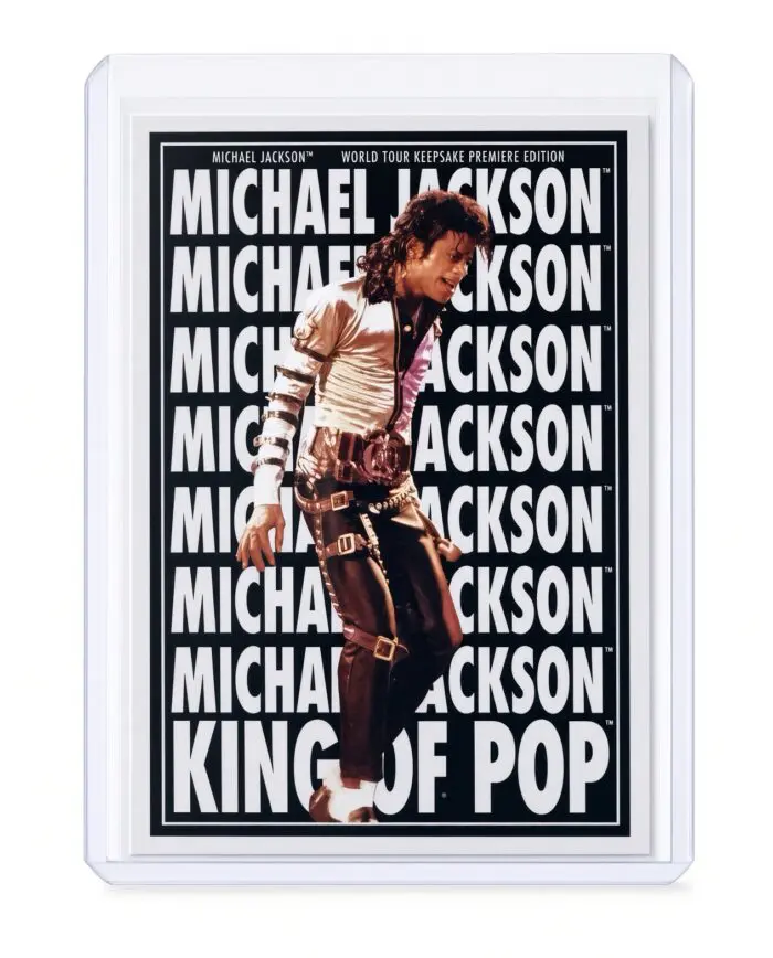 Michael Jackson BAD Tour Keepsake Trading Card #182 | Poster | Base