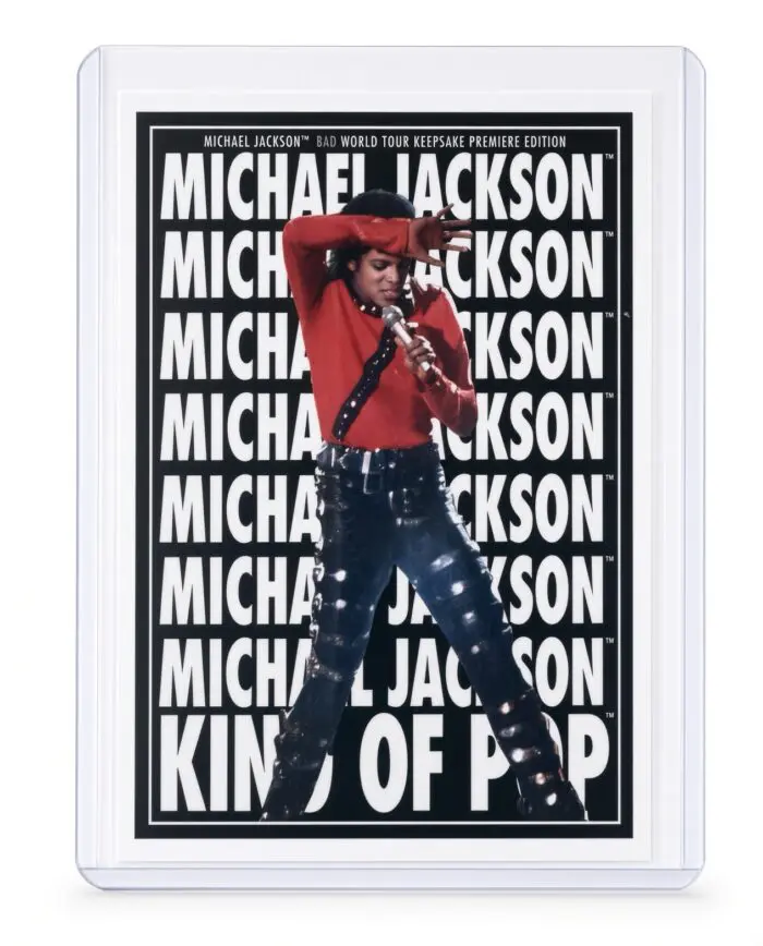 Michael Jackson BAD Tour Keepsake Trading Card #186 | Poster | Base