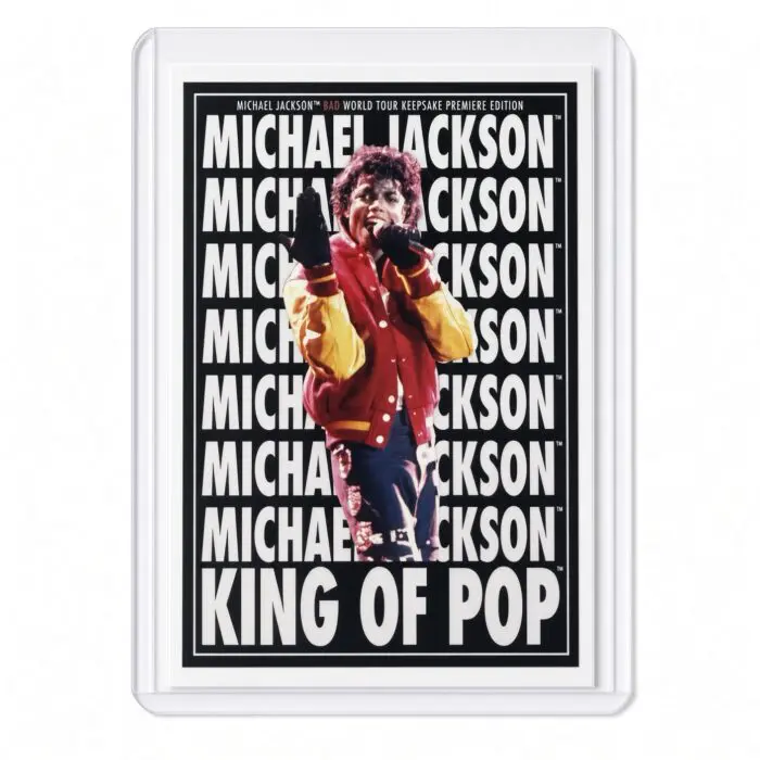 Michael Jackson BAD Tour Keepsake Trading Card #181 | Poster | Base