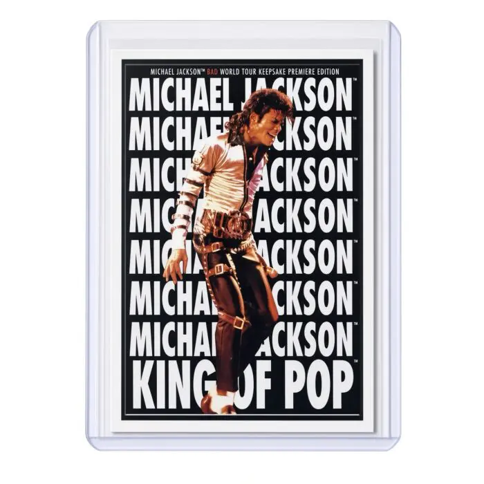 Michael Jackson BAD Tour Keepsake Trading Card #182 | Poster | Base