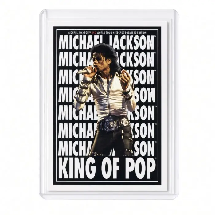 Michael Jackson BAD Tour Keepsake Trading Card #184 | Poster | Base