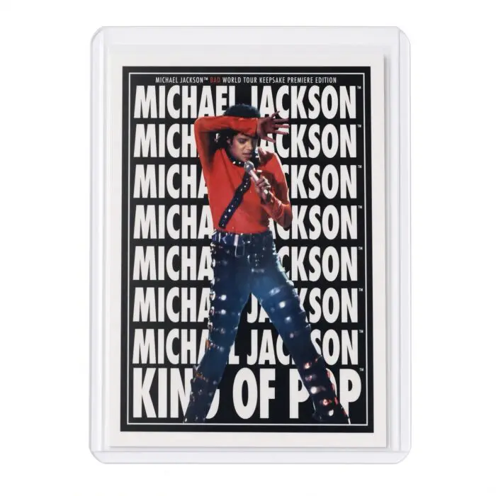 Michael Jackson BAD Tour Keepsake Trading Card #186 | Poster | Base