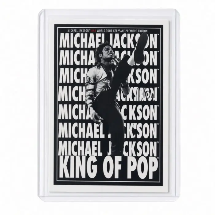 Michael Jackson BAD Tour Keepsake Trading Card #201 | Poster | Base