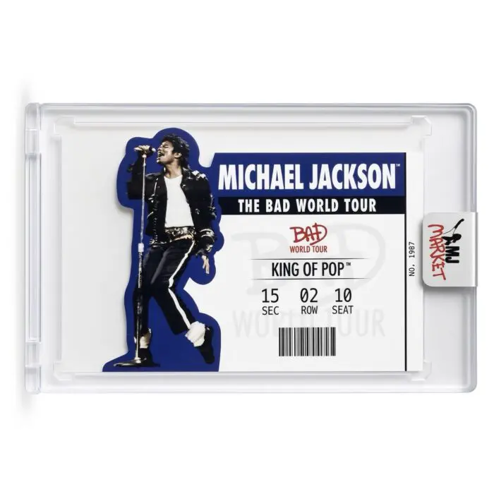 Michael Jackson BAD Tour Keepsake Trading Card #253 | Ticket Stub Diecut |Base