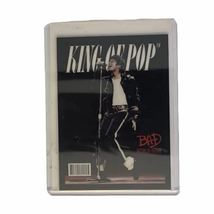 Michael Jackson BAD Tour Keepsake Trading Card #254 | Headlines | Hologram 07/15