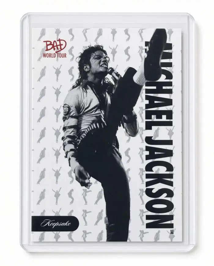 Michael Jackson BAD Tour Keepsake Trading Card #27 | Base | Silhouette