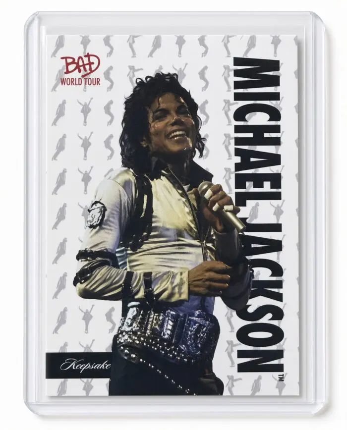 Michael Jackson BAD Tour Keepsake Trading Card #24 | Base | Silhouette