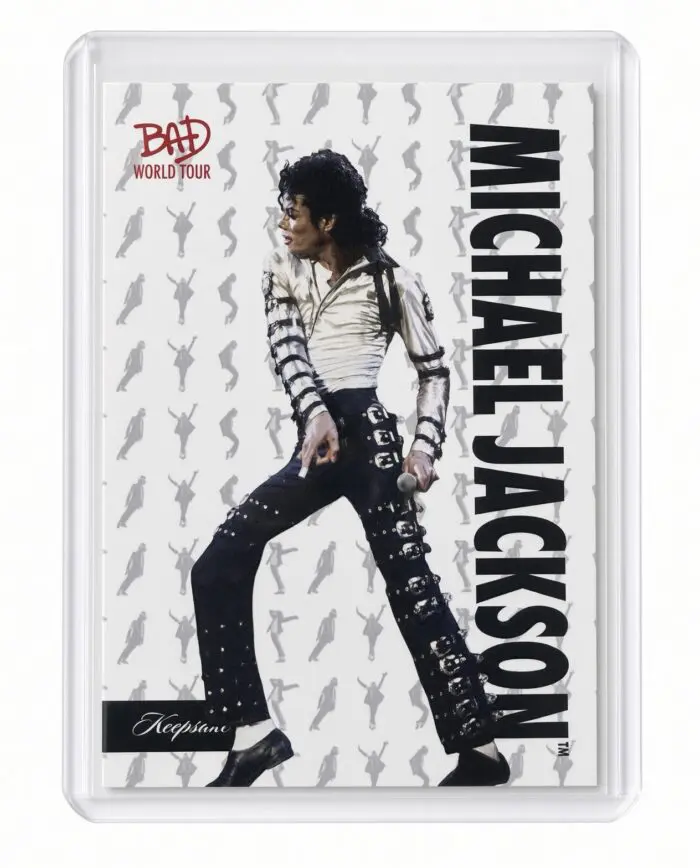 Michael Jackson BAD Tour Keepsake Trading Card #23 | Base | Silhouette