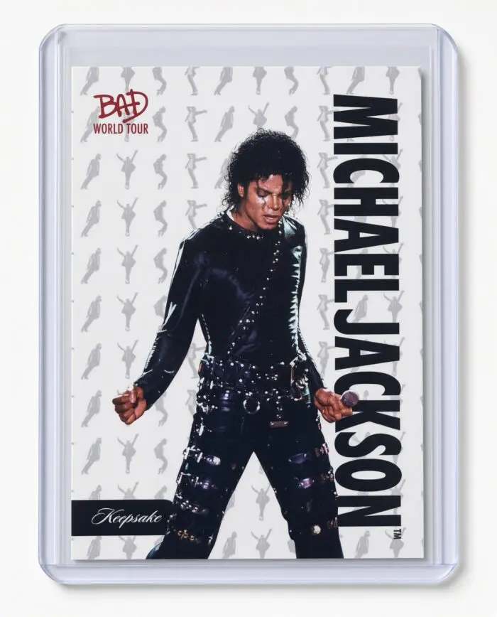Michael Jackson BAD Tour Keepsake Trading Card #16 | Base | Silhouette
