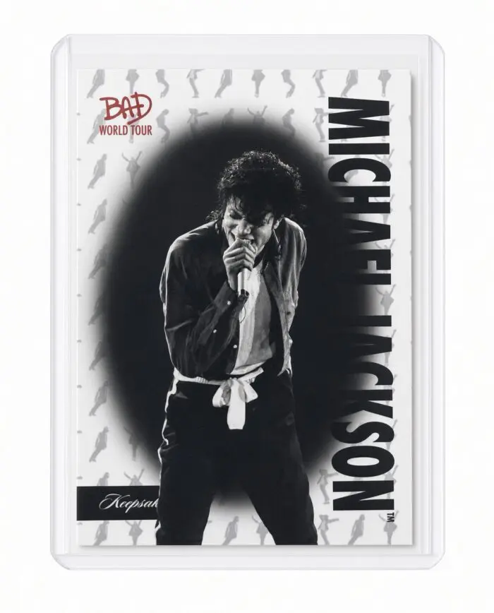 Michael Jackson BAD Tour Keepsake Trading Card #5 | Base | Silhouette