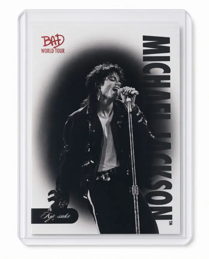 Michael Jackson BAD Tour Keepsake Trading Card #1 | Base | Foil