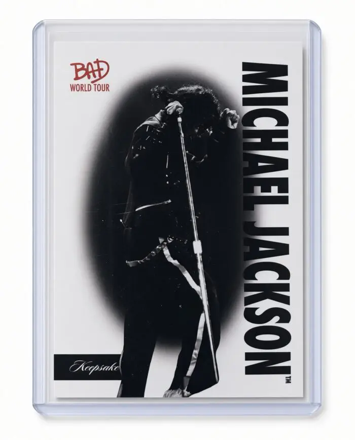 Michael Jackson BAD Tour Keepsake Trading Card #4 | Base | Foil