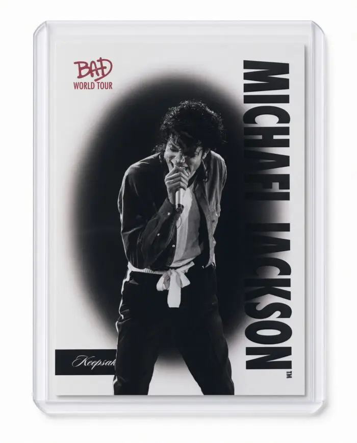 Michael Jackson BAD Tour Keepsake Trading Card #5 | Base | Foil