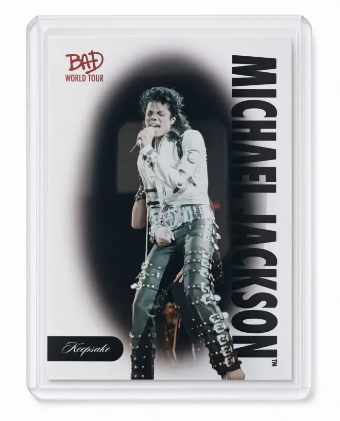 Michael Jackson BAD Tour Keepsake Trading Card #6 | Base | Foil
