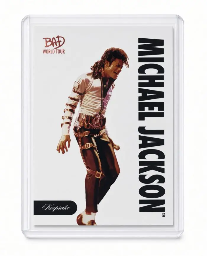 Michael Jackson BAD Tour Keepsake Trading Card #8 | Base | Foil