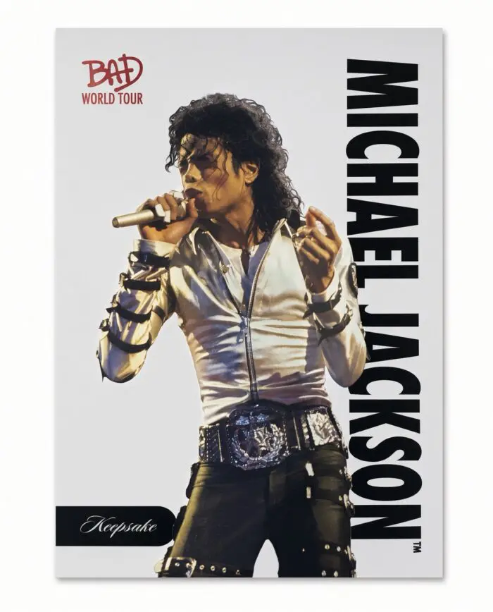 Michael Jackson BAD Tour Keepsake Trading Card #10 | Base | Foil