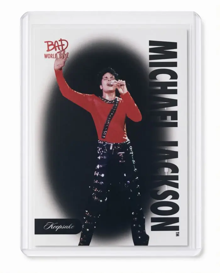 Michael Jackson BAD Tour Keepsake Trading Card #11 | Base | Foil