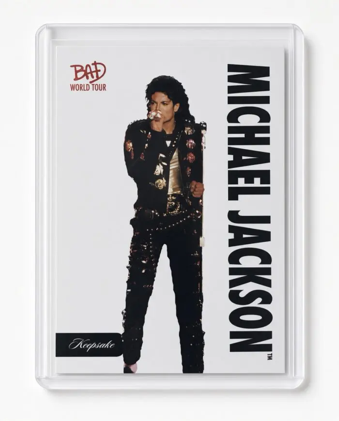 Michael Jackson BAD Tour Keepsake Trading Card #2 | Base | Foil