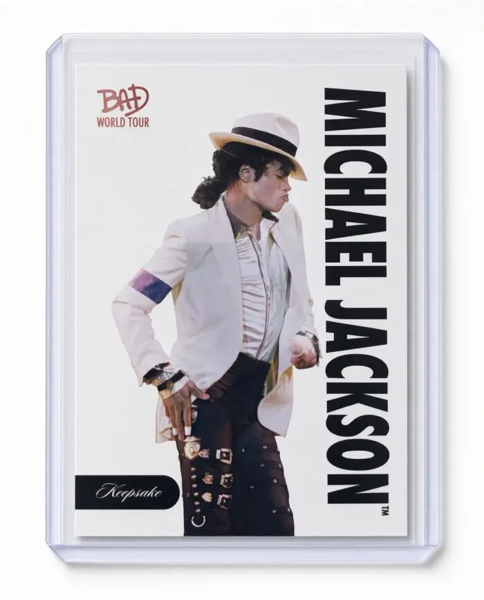 Michael Jackson BAD Tour Keepsake Trading Card #13 | Base | Foil