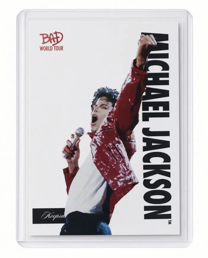Michael Jackson BAD Tour Keepsake Trading Card #18 | Base | Foil