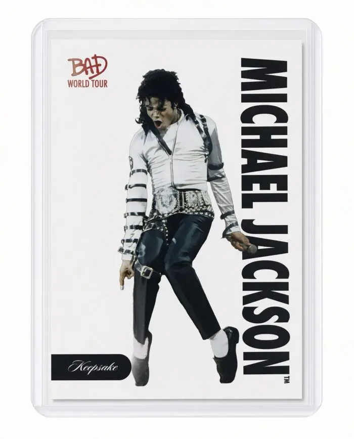 Michael Jackson BAD Tour Keepsake Trading Card #20 | Base | Foil