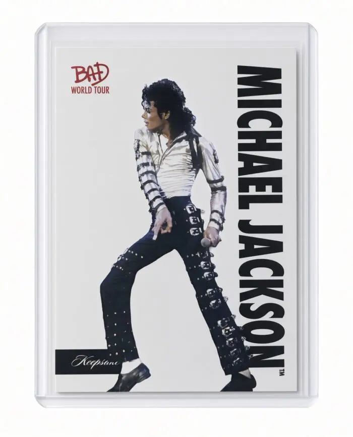 Michael Jackson BAD Tour Keepsake Trading Card #23 | Base | Foil