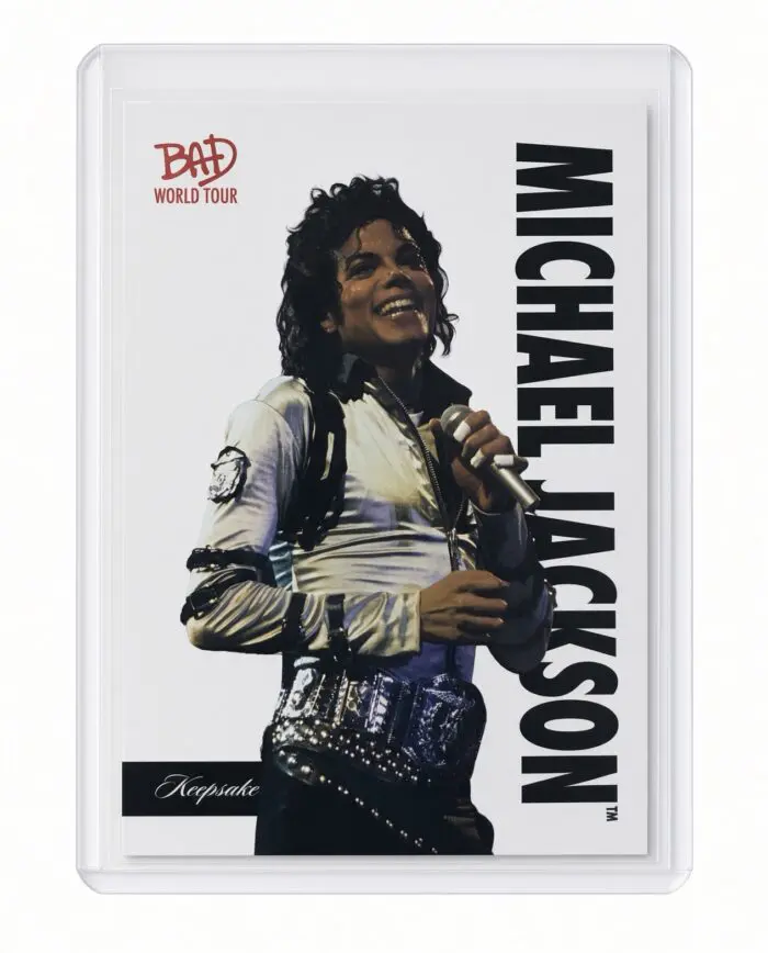Michael Jackson BAD Tour Keepsake Trading Card #24 | Base | Foil