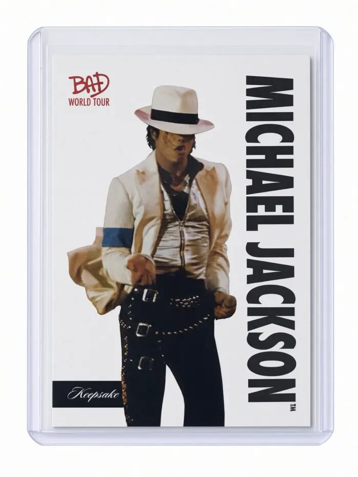 Michael Jackson BAD Tour Keepsake Trading Card #26 | Base | Foil
