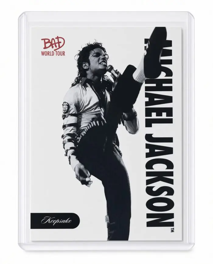 Michael Jackson BAD Tour Keepsake Trading Card #27 | Base | Foil