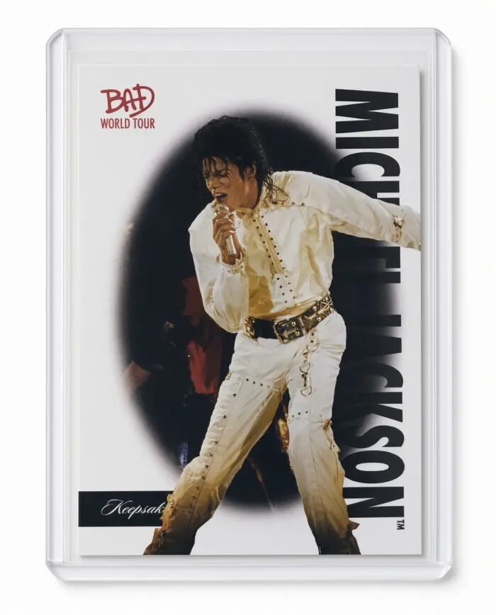 Michael Jackson BAD Tour Keepsake Trading Card #29 | Base | Foil