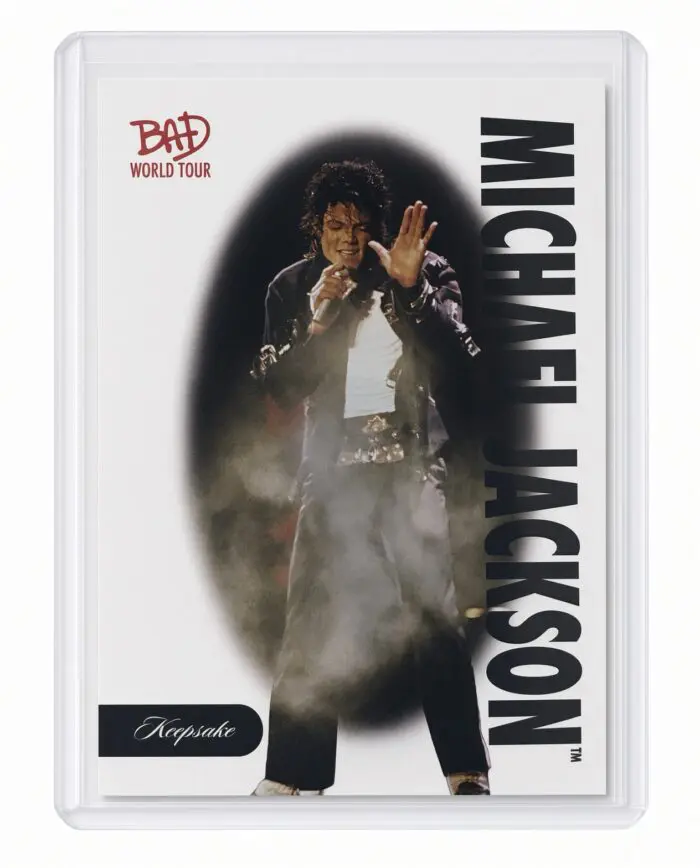 Michael Jackson BAD Tour Keepsake Trading Card #30 | Base | Foil