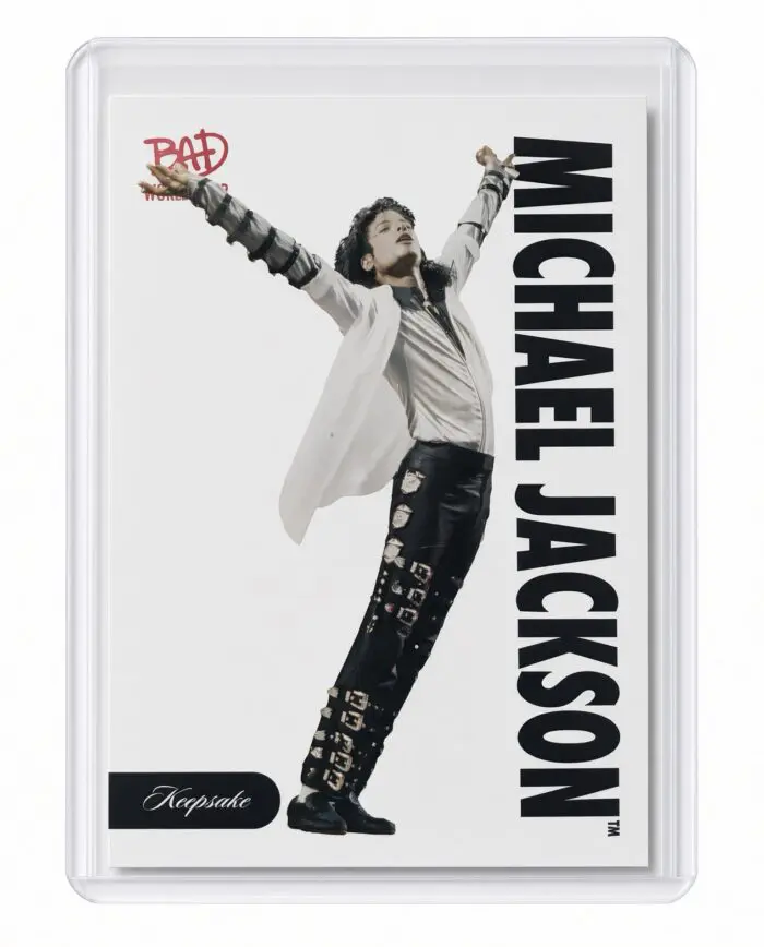 Michael Jackson BAD Tour Keepsake Trading Card #22 | Base | Foil