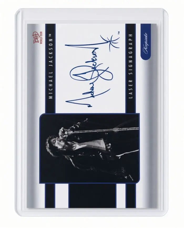 Michael Jackson BAD Tour Keepsake Trading Card #137 | Laser Signagraph | Base