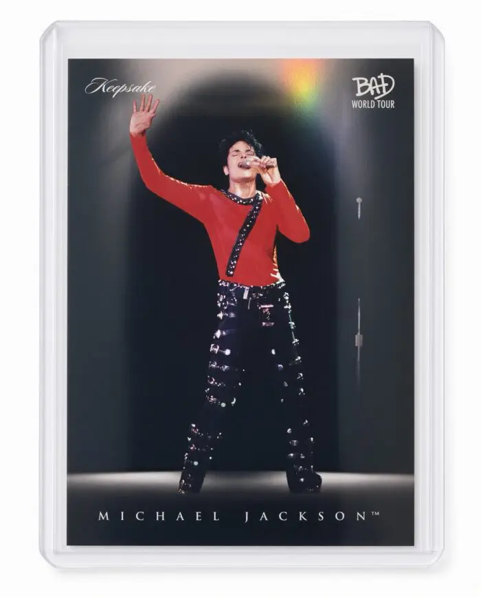 Michael Jackson BAD Tour Keepsake Trading Card #41 | Spotlight | Foil