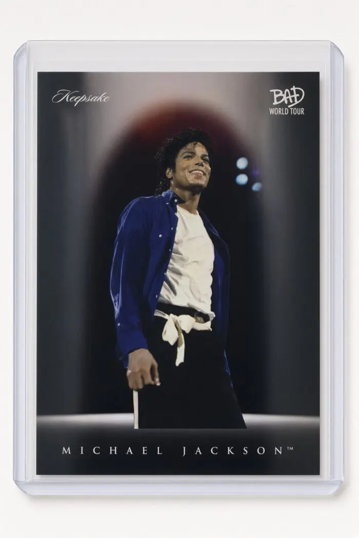 Michael Jackson BAD Tour Keepsake Trading Card #47 | Spotlight | Foil