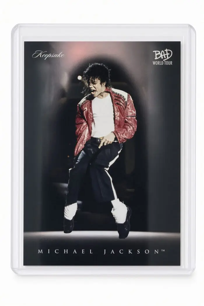 Michael Jackson BAD Tour Keepsake Trading Card #49 | Spotlight | Foil