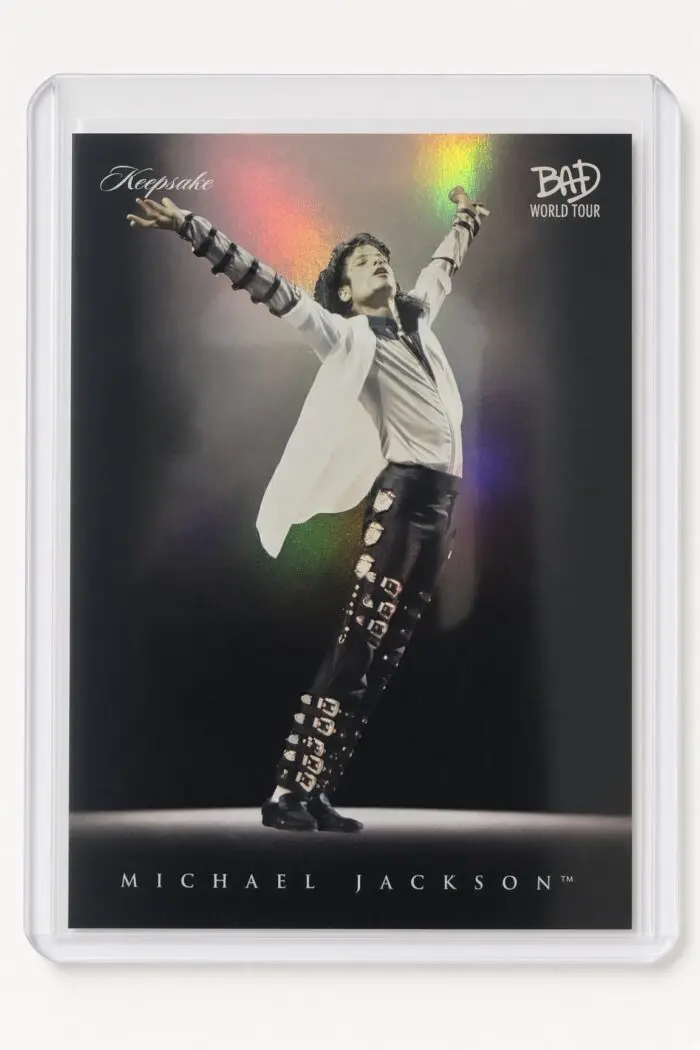 Michael Jackson BAD Tour Keepsake Trading Card #52 | Spotlight | Foil