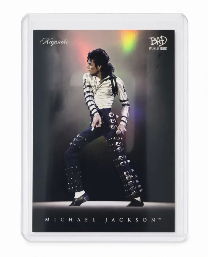 Michael Jackson BAD Tour Keepsake Trading Card #53 | Spotlight | Foil