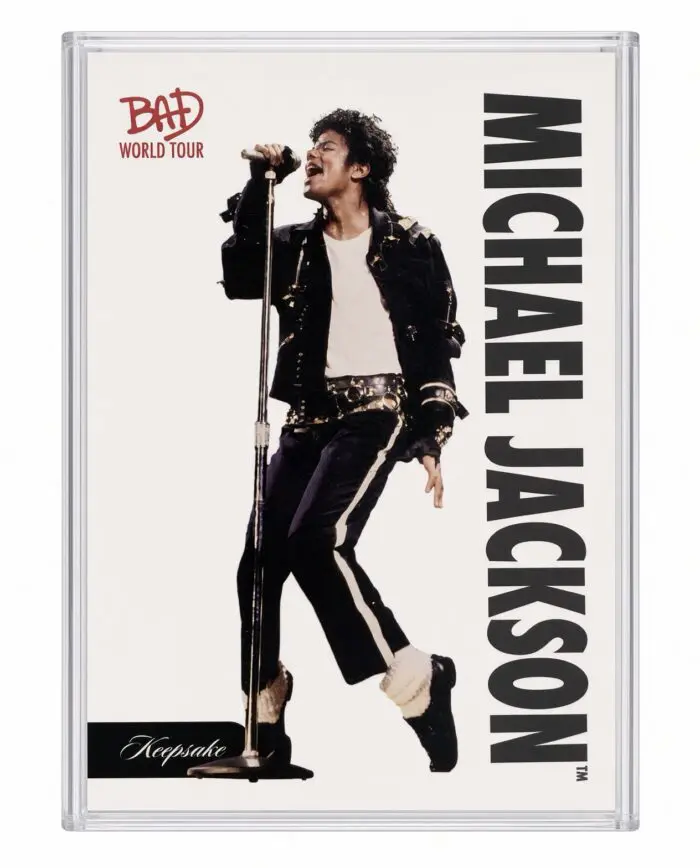 Michael Jackson BAD Tour Keepsake Trading Card #1 | Base | Foil