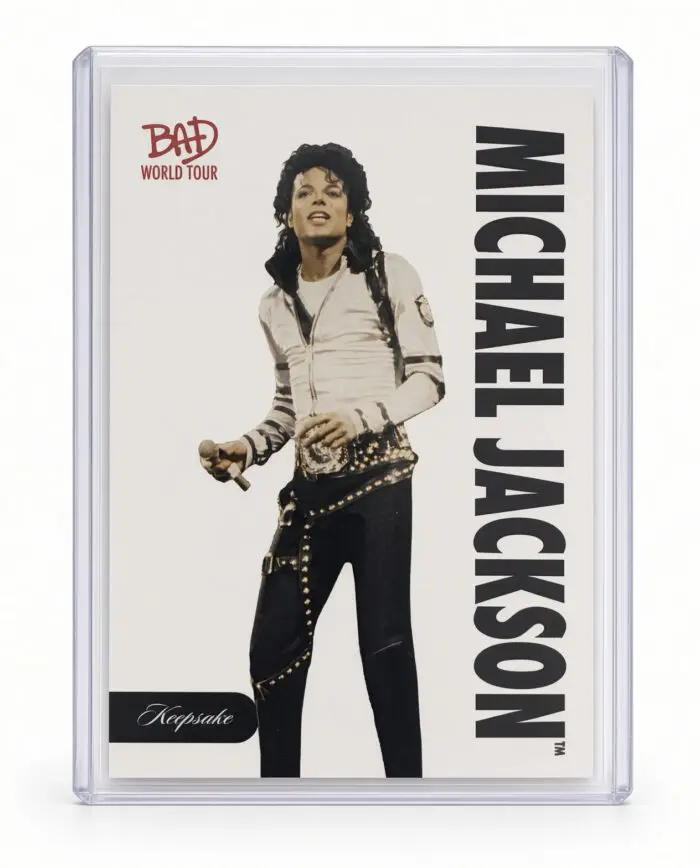 Michael Jackson BAD Tour Keepsake Trading Card #19 | Base | Foil