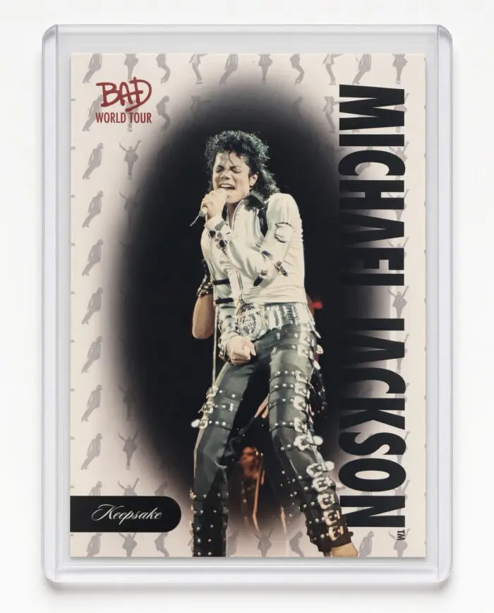 Michael Jackson BAD Tour Keepsake Trading Card #16 | Base | Silhouette (Copy)