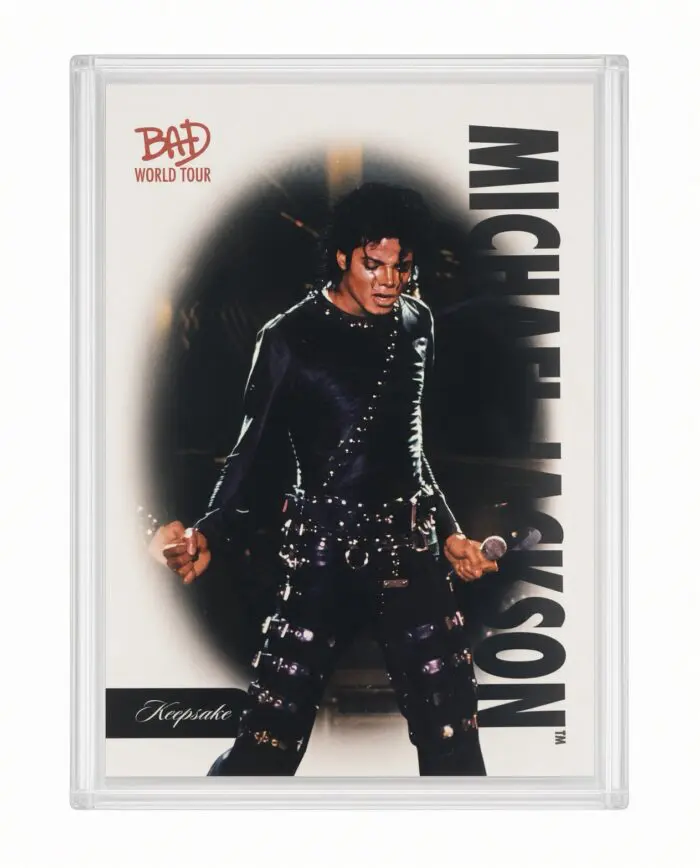 Michael Jackson BAD Tour Keepsake Trading Card #16 | Base | Foil
