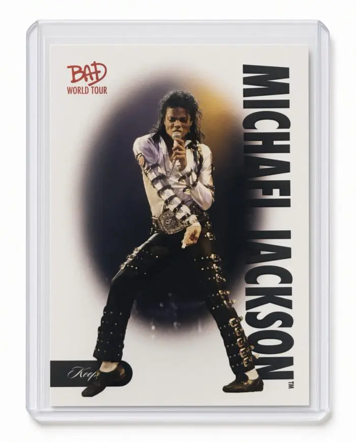 Michael Jackson BAD Tour Keepsake Trading Card #21 | Base | Foil